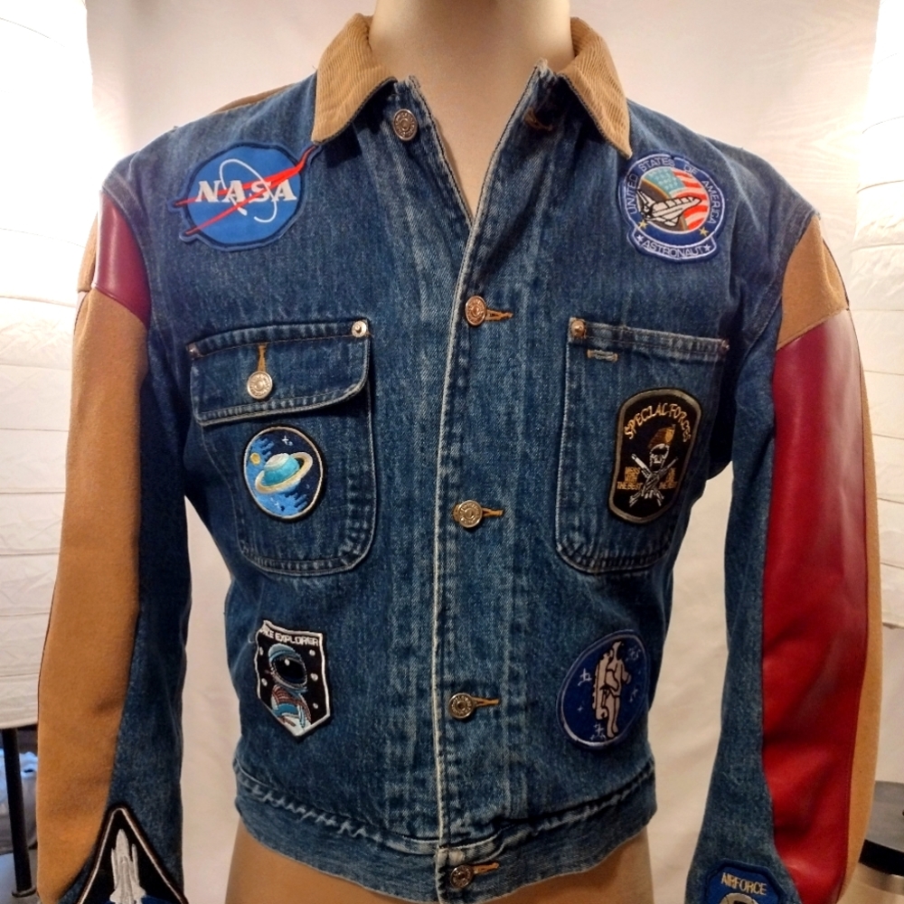 Customized jean jacket